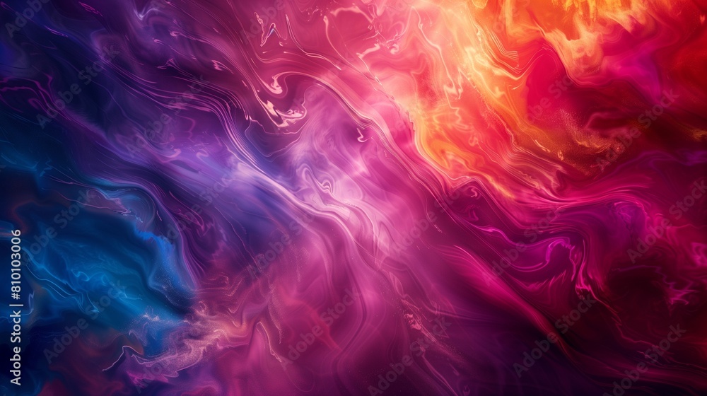 Obraz premium Swirling colors blend in a dance of light and shadow amidst an abstract canvas.