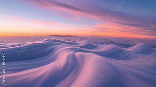 The subtle effects of the Earth s magnetic field on the high-altitude clouds  capturing the interaction with soft  ethereal colors at twilight