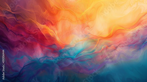 Multicolored abstract backdrop inspired by the beauty and diversity of creation in Christian theology