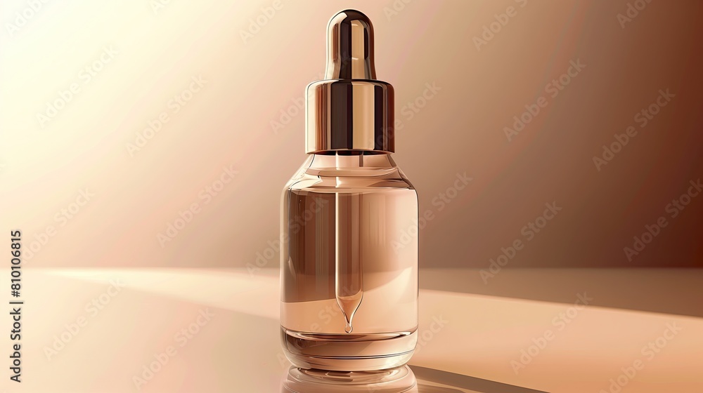 Naklejka premium Skin serum takes care of reducing sagging and revitalizing skin cells. Serum for white, bright skin and repair wrinkles