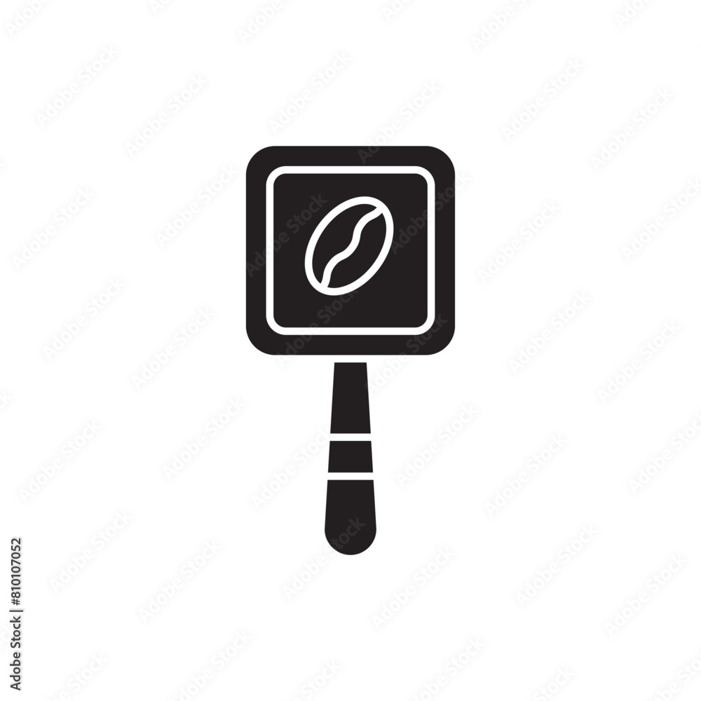 Coffee scoop icon design, isolated on white background, vector illustration Coffee scoop icon design, isolated on white background, vector illustration
