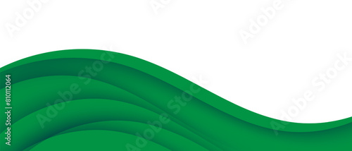 Abstract green background with dynamic slices. Vector design layout for business presentation