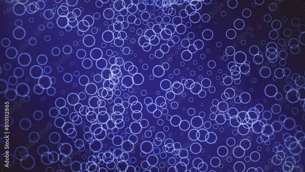 Blue Abstract Circles. Wave motion of particles in the form of rings. Looped video. Blue Abstract Circles. Wave motion of particles in the form of rings. Looped video.