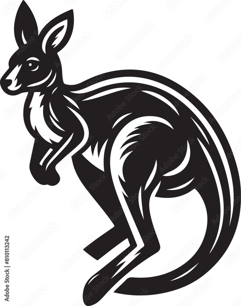 Fototapeta premium kangaroo illustration