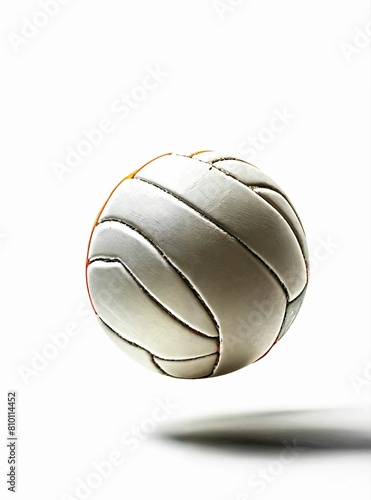 White volleyball on the White background 