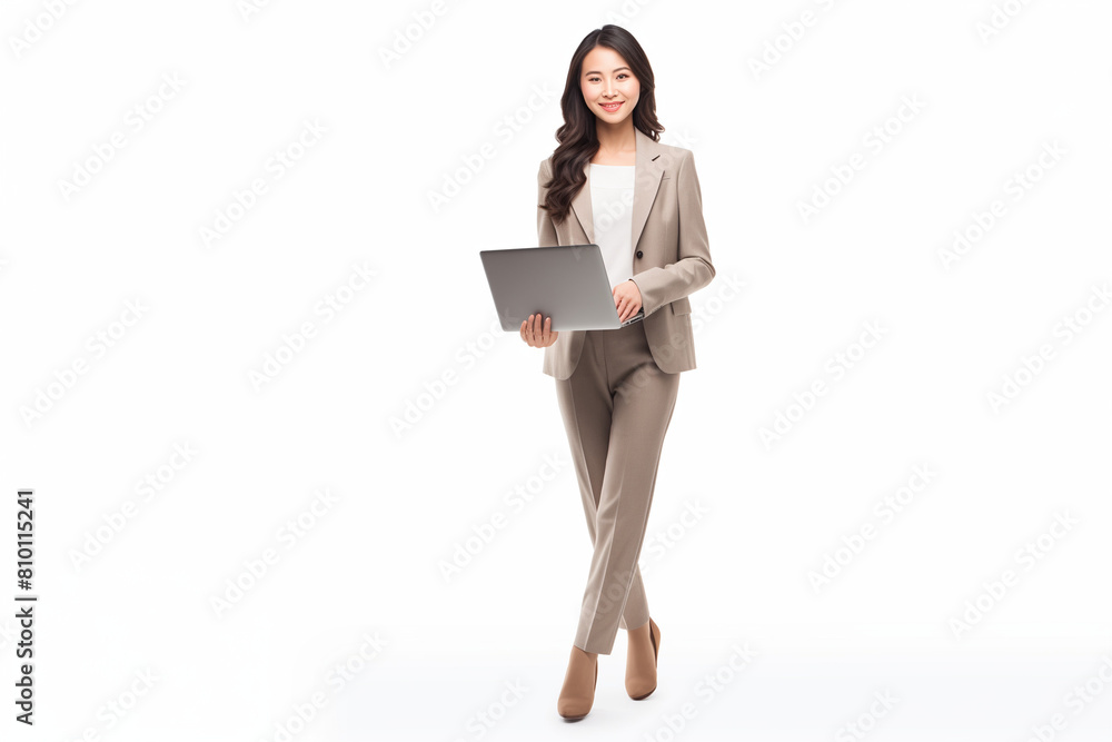 portrait of a office woman with laptop portrait of a office woman with laptop