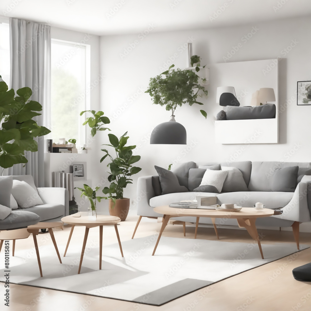 Fototapeta premium Modern Room Interior Design