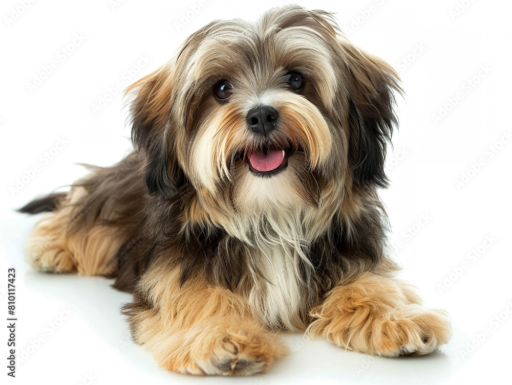 Cute Havanese photo isolate on white background Cute Havanese photo isolate on white background