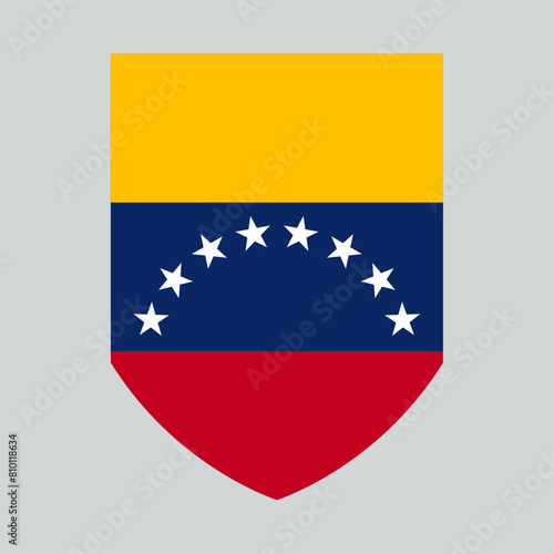 Free Download Venezuela Flag in Shield Shape Frame - GFXLoad