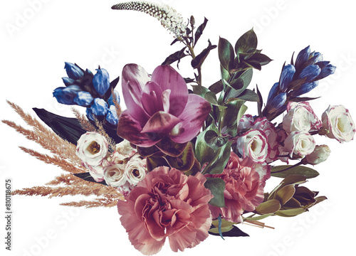 High-Quality Transparent PNG Bouquet Images for Design Inspiration