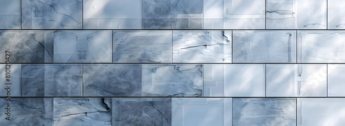 Polished Semigloss Wall with Modern Tiles Background  Sleek Tiled Wall with Semigloss Finish