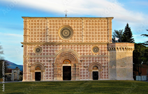 Basilica de Santa Maria de Collemaggio. L'Aquila Italia