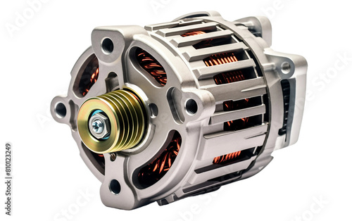 Energy Source Alternator Picture Isolated On Transparent Background PNG.