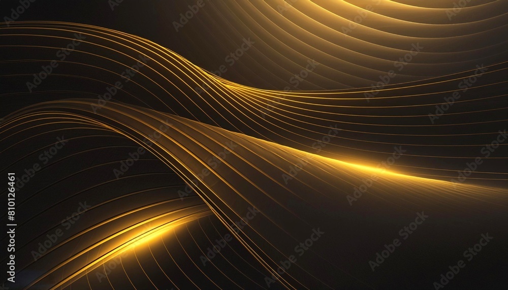 Luxurious golden waves abstract background with dark backdrop, fluid design, and modern sleek wallpaper, perfect for elegant digital art and flowing lines Luxurious golden waves abstract background with dark backdrop, fluid design, and modern sleek wallpaper, perfect for elegant digital art and flowing lines