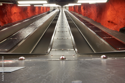 Stockholm Metro Rolltreppe photo