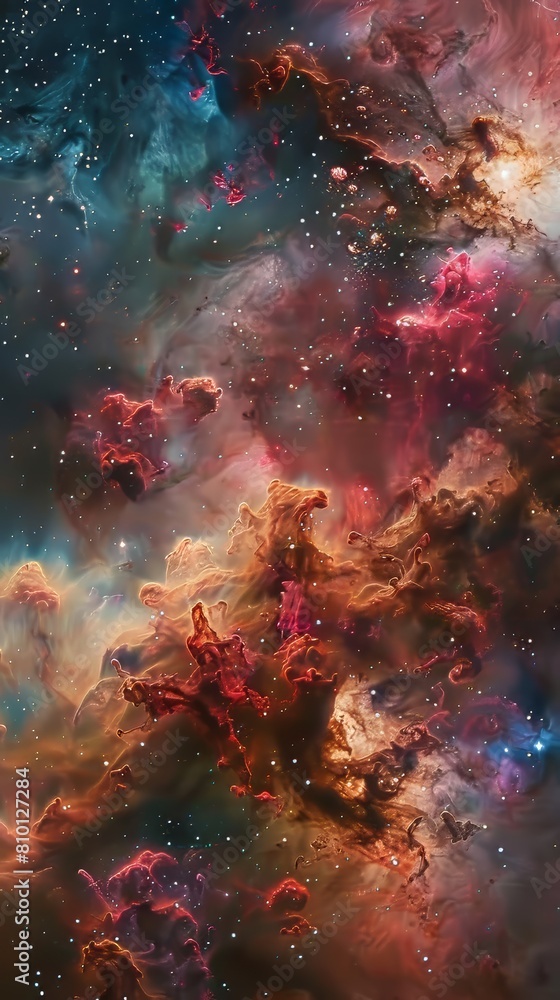 Nebulae in bloom: cosmic flowers in the void