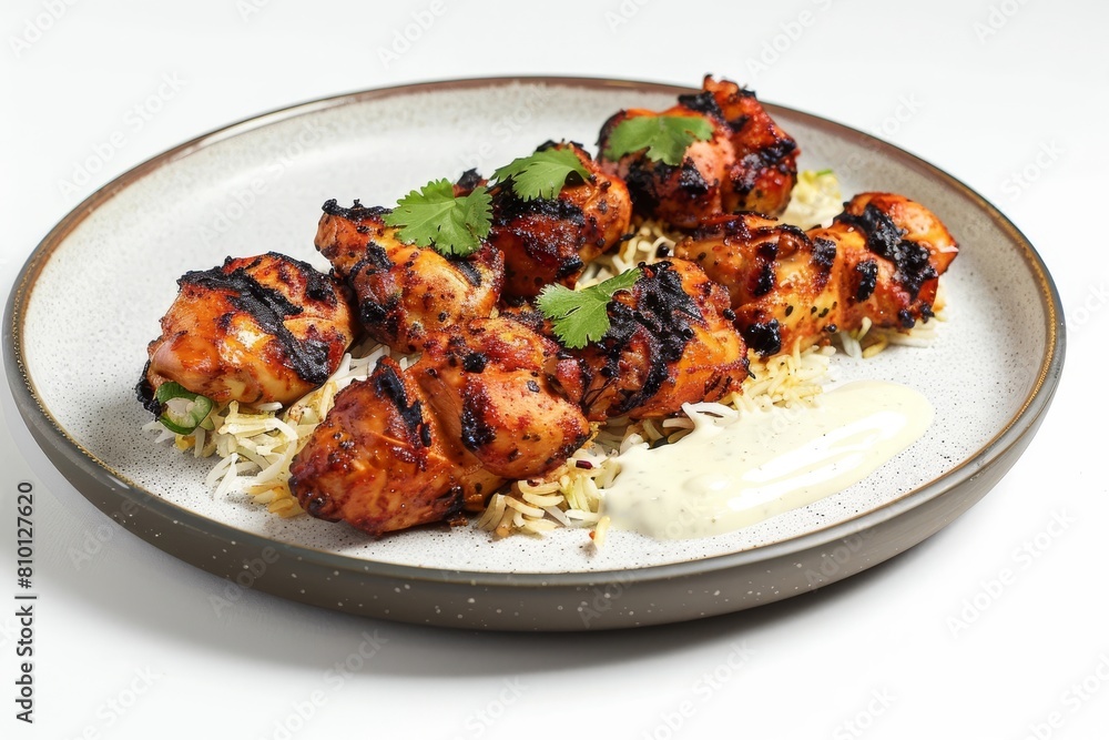 Authentic Afghani Chicken with Rich Cardamom and Cashew Nut Glaze