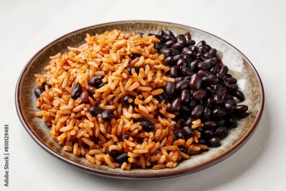 Fluffy Brown Rice and Savory Black Beans Delight Fluffy Brown Rice and Savory Black Beans Delight