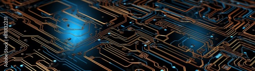 abstract futuristic circuit board background
