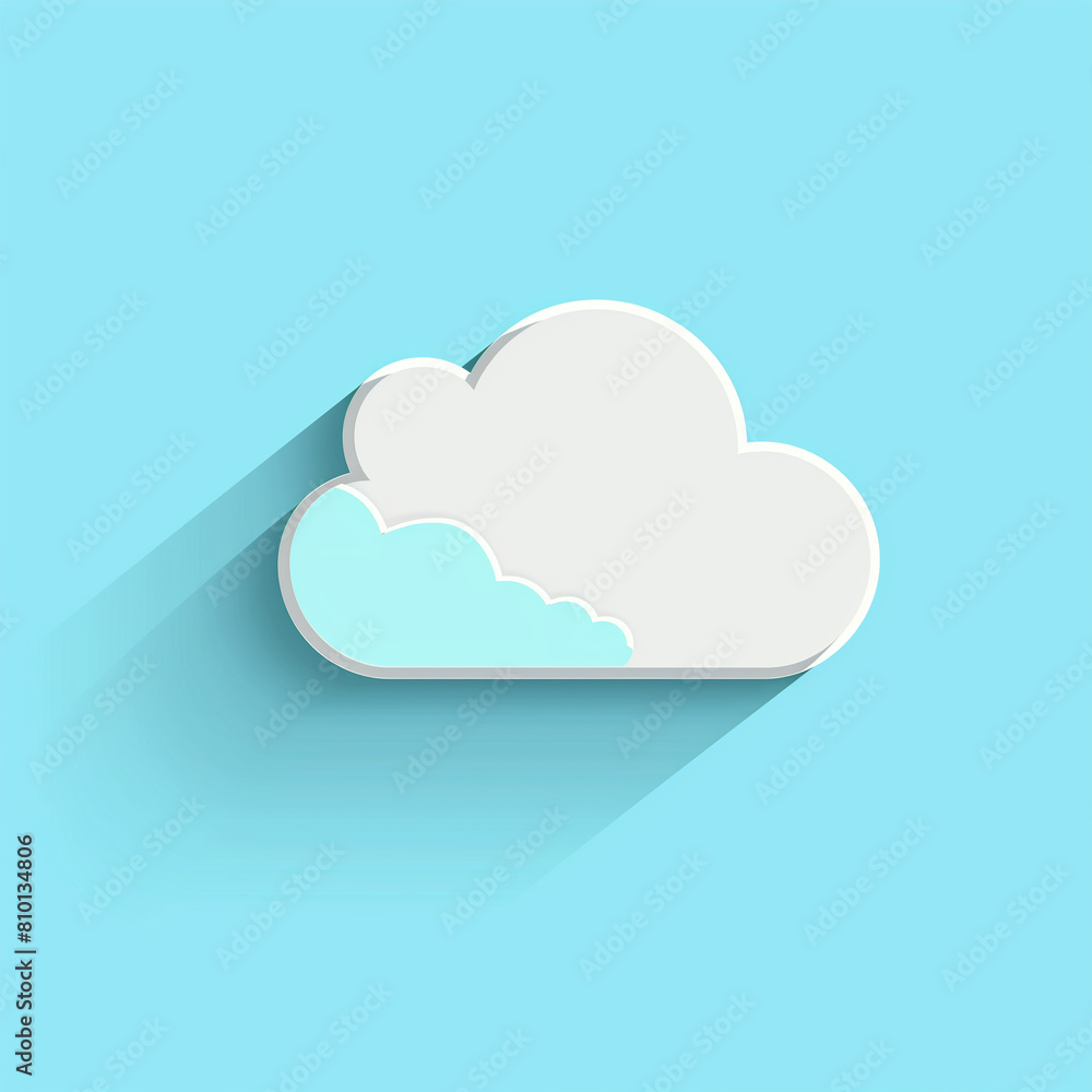 A cloud with a blue sky background A cloud with a blue sky background
