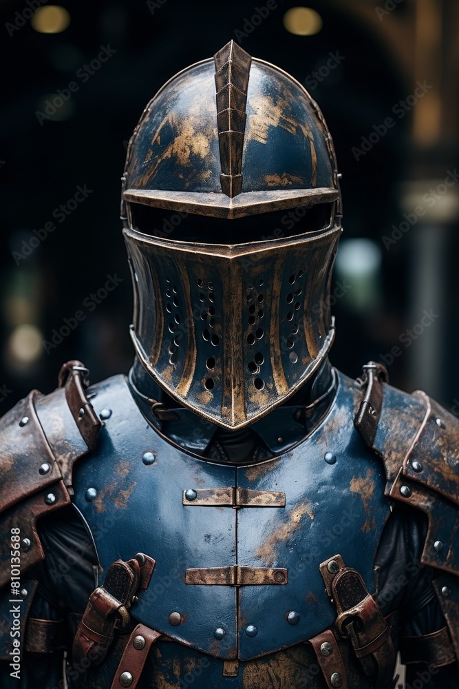 Armored knight in dark fantasy style Armored knight in dark fantasy style