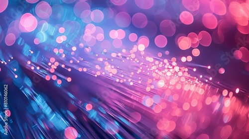 Abstract fiber optic lights background