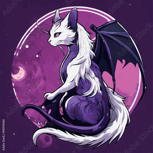 a purple dragon with a purple background and purple and pink and purple coloring