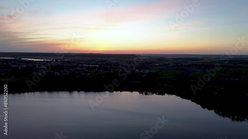 Wallpaper Mural sunset over the city Torontodigital.ca
