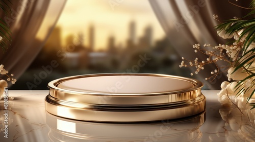 White Plate on Table
