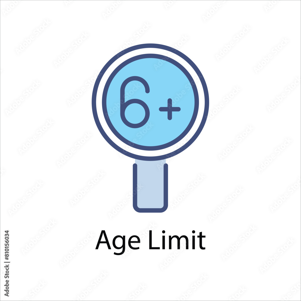 Age Limit vector icon Age Limit vector icon