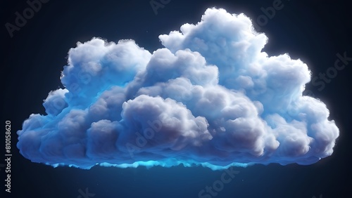 Set Of Realistic And Transparent Different Clouds. Vector Illustration.