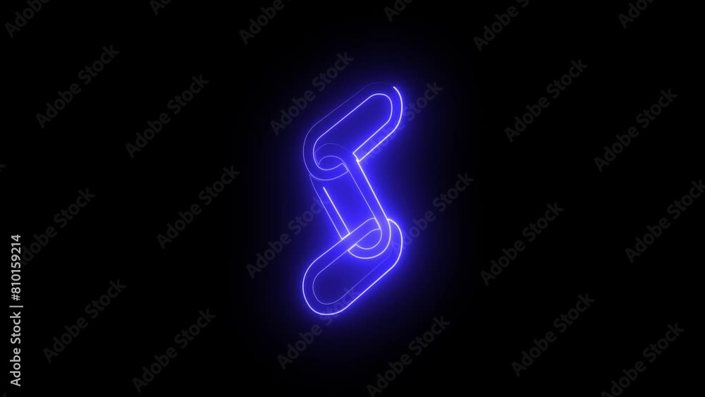 Cycle Space neon line. Abstract neon hyperlink line ui icon animation, Cycle Space neon line. Abstract neon hyperlink line ui icon animation,