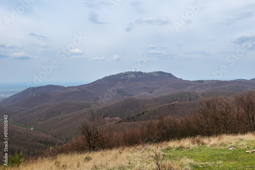View on Little Carpathians mountains