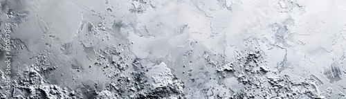 Close-up of a rough textured white concrete wall with shadows.