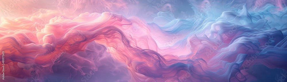 Photo inspiration: The Image Is A Colorful Nebula With A Smooth Painterly Photo Inspiration