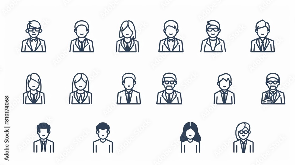 Business icon set Business icon set