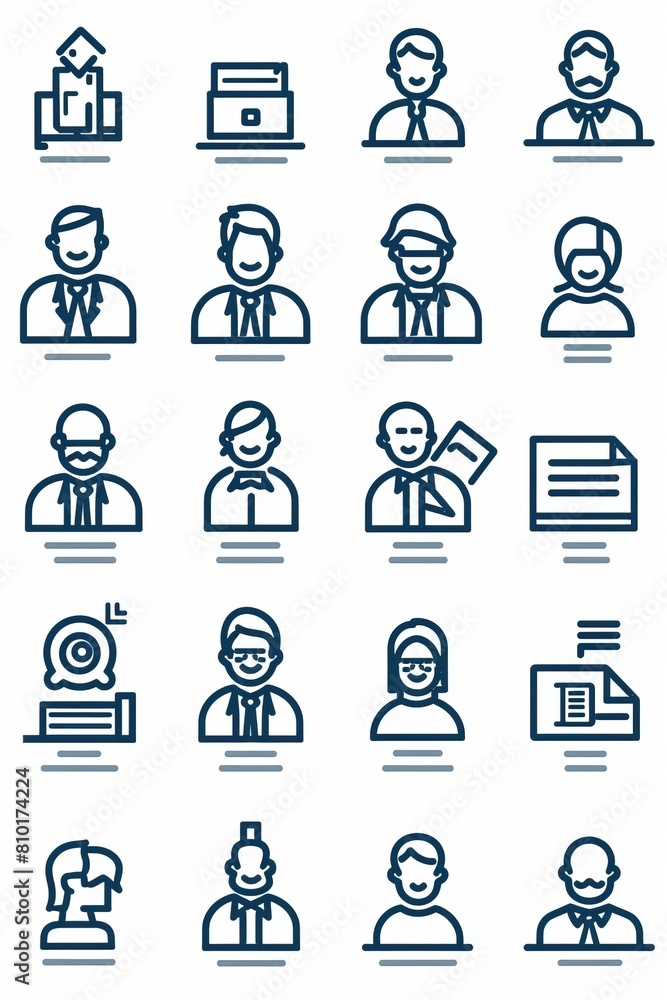 Business icon set Business icon set