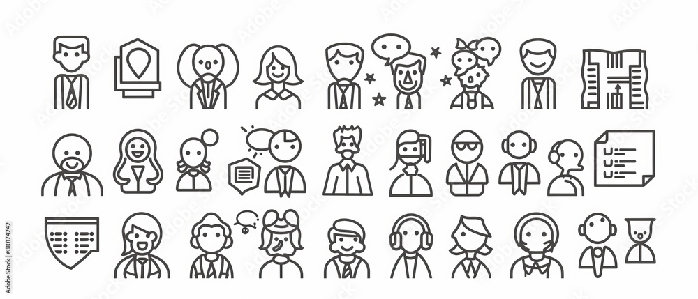 Business icon set Business icon set