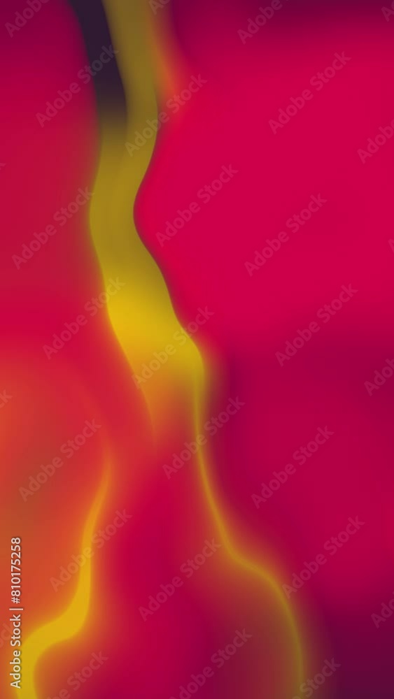 Abstract moving and waving holographic twisted gradient background animation. seamless looped animated wavy twisted gradient, red yellow color background. Abstract moving and waving holographic twisted gradient background animation. seamless looped animated wavy twisted gradient, red yellow color background.