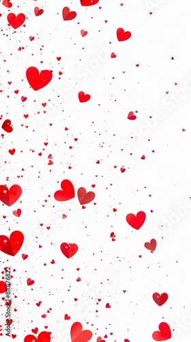 Valentine s day background with hearts.