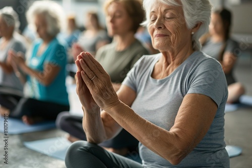 Cozy Indoor Yoga Session for Seniors