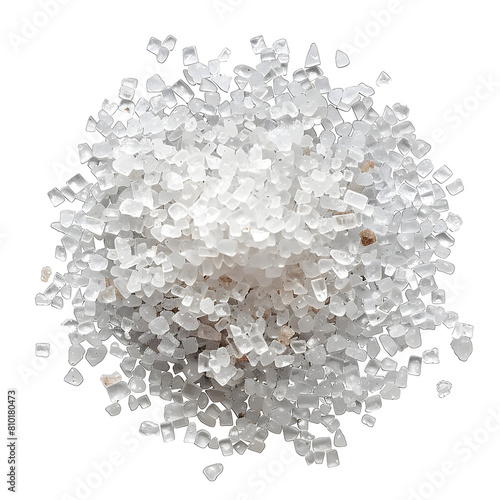 Salt isolated on white background, professional photography, png 