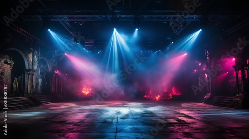 Stage Filled With Smoke