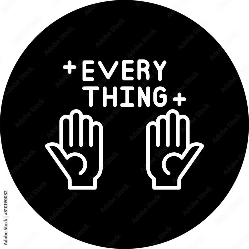 Obraz premium Everything Icon
