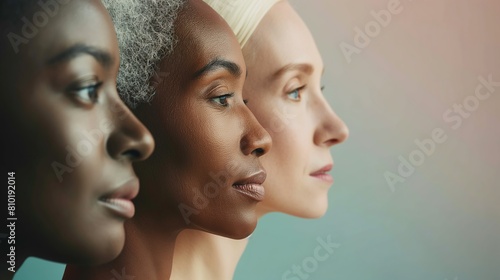different profiles of woman 
