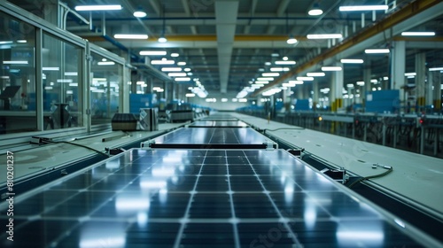 Harnessing the Sun: Solar Panel Production Line Creates Photovoltaic Cells for Clean Energy