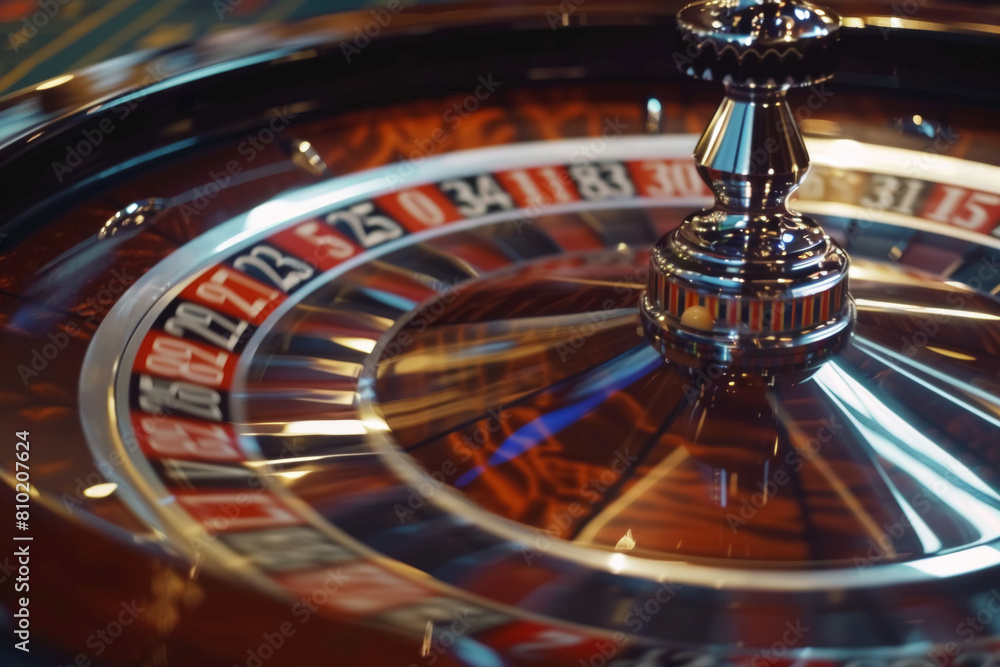 Roulette Wheel in Dynamic Spin Roulette Wheel in Dynamic Spin