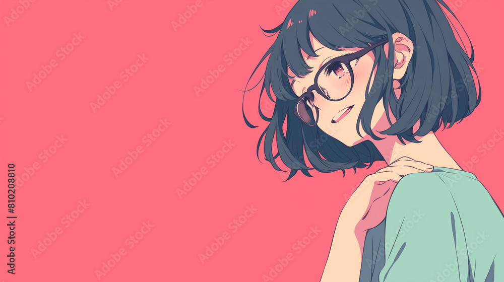 笑顔の女性 笑顔の女性