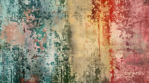 Vintage texture background with colorful grunge effect