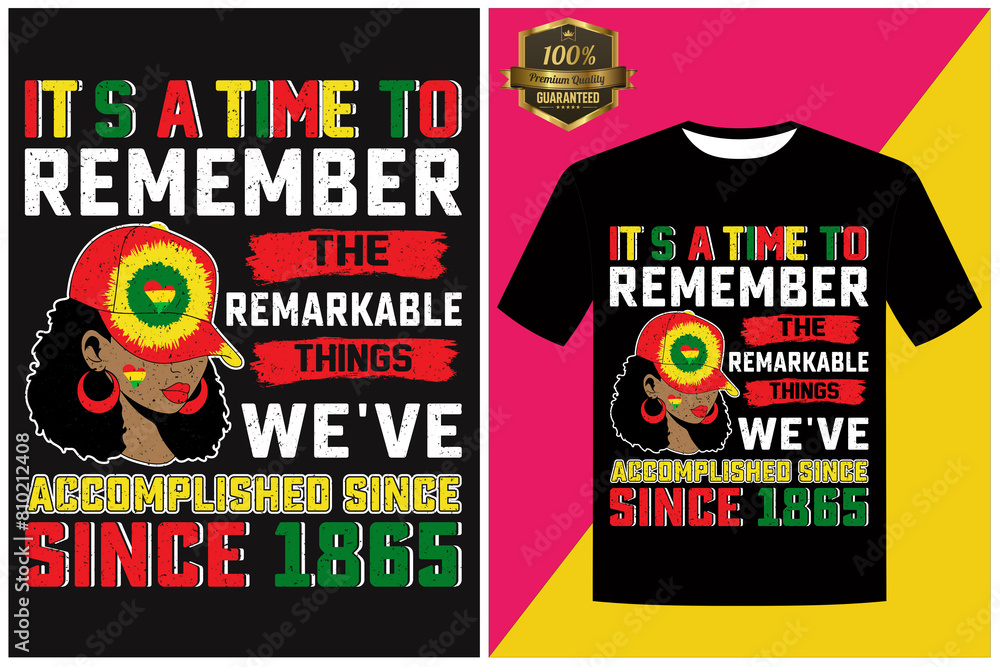 Naklejka premium 17. IT'S A TIME TO REMEMBER THE REMARKABLE THINGS WE'VE ACCOMPLISHED SINCE 1865